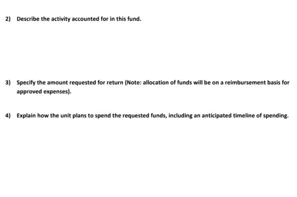 Policy on Terminated Self-Supporting Funds
