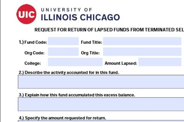 Policy on Terminated Self-Supporting Funds